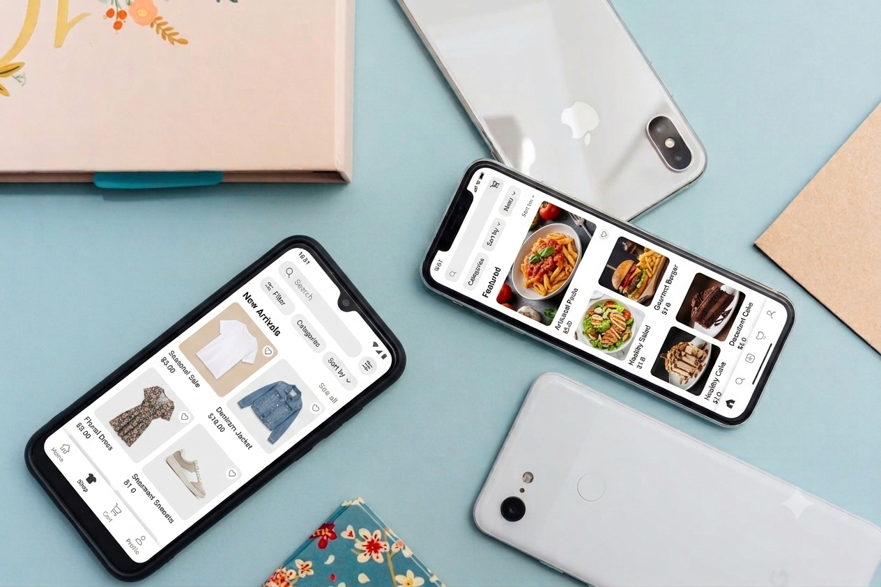 Mockup de aplicativo profissional
